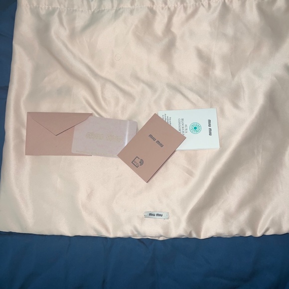 Miu Miu Crystal nappa leather handbag - Picture 8 of 10